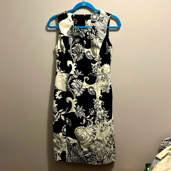 Talbots Dresses & Skirts - Talbots Black and White Midi Dress size 4P